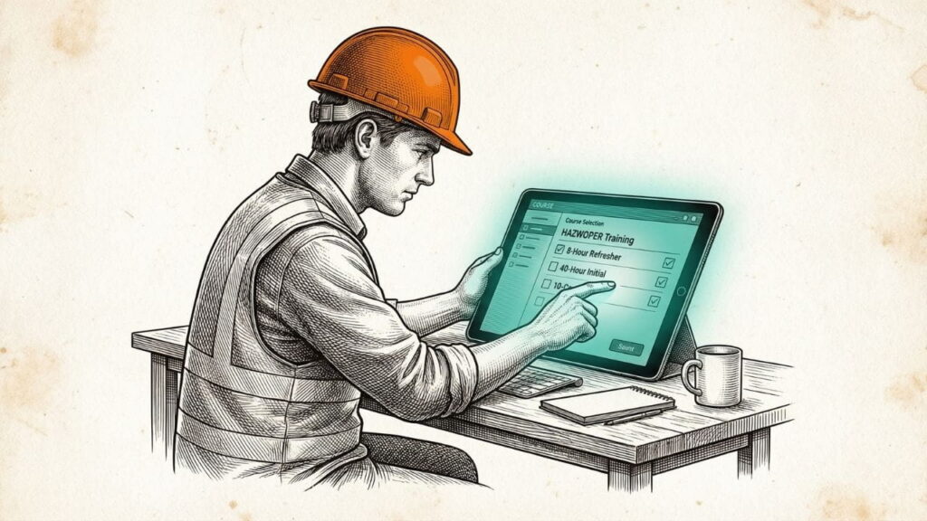 HAZWOPER course selector